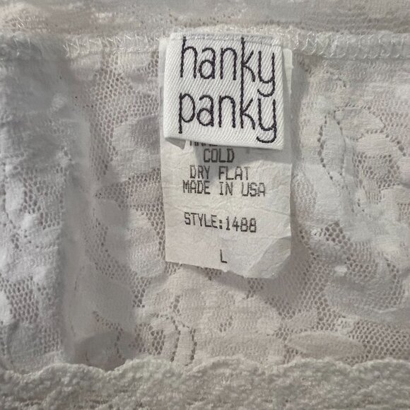 Hanky Panky White Lace Camisole Large - Picture 4 of 6